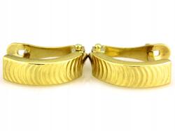 Lovrin Arany fülbevaló 375 9k lemezes, angol kapcsos, 0, 98g, női, divatos