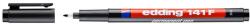 edding Marker permanent OHP, 0.6 mm, negru, EDDING 141 F (ED1411)