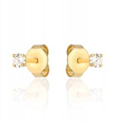 Lovrin Fülbevaló 585 14k arany fehér cirkóniával 0.6g stekkeres négyzet alakú (62151781)