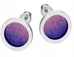 Lovrin 925-ös ezüst ékszerszett, kerek, lila, 6-os méret, elegáns mintával, ajándéknak is kiváló (Lovrin 67622)