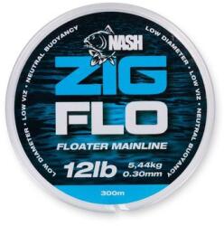 Nash Zsinór Nash Zig Flo 12lb 0, 30mm 100m T2682-TP (T2682)