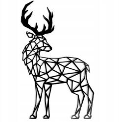  Pet-Jos Fali Dekoráció Szarvassal, Fa, Modern Művészet, 50x30 cm (B0C8Z27KWP)