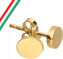 Lovrin Arany fülbevaló 585 finom, sima ovális 0, 88g modern minta 14k divatos (Lovrin 74053)