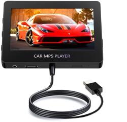 Autós MP5 Lejátszó Bluetooth Transzmitterrel, M6 fekete (TB2222)