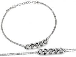 Lovrin Karkötő összekapcsolt láncokból, 925-ös ezüst, 3, 07g, 22-es méret, ajándékba (60413112)
