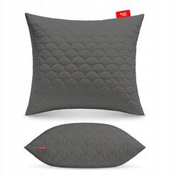 Softimi Antiallergiás Párna 70X80 cm Alváshoz, Cipzáros, Stegelt, Szürke, Lengyel (PILLOW-70X80-GRAY)