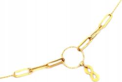 Lovrin Arany nyaklánc 585 végtelen jellel, divatos r45 modell, 14 karátos (Lovrin)