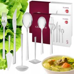 Gerlach 136 Db-os Evőeszköz Szett Fényes 24 Személyes Evőeszköz Szett Doboz Gerlach Flames (0368P / FLAMES)