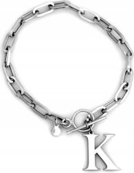 Lovrin Ezüst karkötő 925 K betűvel 6, 14g Divatos ajándék ötlet (Lovrin 45640)