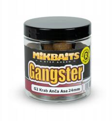 Mikbaits Gangster oldódó bojli 250ml G2 Krab Ancsóvis Asa 24mm (8595602251902)
