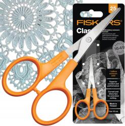 Fiskars Classic Hímző Olló Hajlított Textíliákhoz 10CM Éles (FISKARS 1005144)