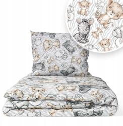 Ankras Ágyneműhuzat 135x100 Gyerek 2EL 100x135 Kiságyhoz (SAFARI P-2 135/100 40/60)