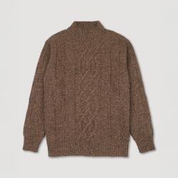 Brooksfield High Collar Sweater In Wool Blend - M / 50