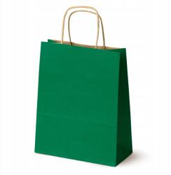 Allbag Papírtáskák Zöld 18x8x22, 5 cm Öko Szett 100 db/AJÁNDÉK