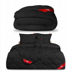 Softimi Antiallergén Négyévszakos Paplan 180X200 2 Párna 70X80 Fekete Szett (QUILT-180X200-300+2X70X80-BLACK)