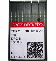 Groz-Beckert Varrógéptűk Groz Beckert Egyenes Öltésű Géphez, Hegyes 135x5 DPx5 80/12 R (135x5 DPx5 134 80/12 R)
