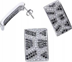 Lovrin Ezüst ékszerszett 925 téglalap alakú cirkónia kövekkel 16, 11g exkluzív design, ajándéknak is kiváló (Lovrin 54404)