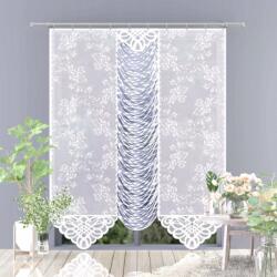 Wisan Gyönyörű elegáns jacquard függöny fehér rojtokkal spagetti Ziria 150x250 cm (AWH07900)