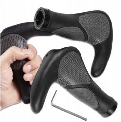  Kerékpár Markolat Kormányfogantyú Ergonomikus Csúszásgátló Markolat Szarvakkal (Zestaw chwytów rowerowych do kierownicy gripy)