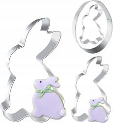  Húsvéti Süteménykiszúrók Nyuszi, Tojás Rozsdamentes Acél 4 Darabos Készlet (B0DMVN8F3B)