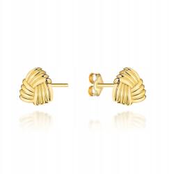 Fugart Arany Fülbevaló 585 Fonott Háromszög Ingyenes Gravírozás (FUG7-K01802-585)