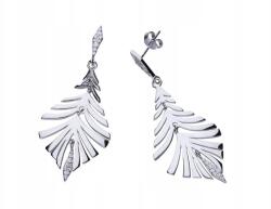 Lovrin Ezüst fülbevaló 925 levél mintával, cirkónia kövekkel, 5, 43g, divatos, elegáns, ajándéknak is kiváló (Lovrin 46052)