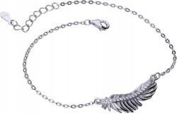 Lovrin Ezüst karkötő 925 toll és cirkónia kövekkel 2, 92g modern divatos modell (Lovrin 50289)