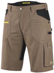 CXS Munkavédelmi rövidnadrág CXS STRETCH - Bézs / fekete | 60 (1060-027-270-60)