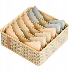  Fehérnemű Szervező Fiókba, Szekrénybe, Elválasztó 6 Rekesszel, Összecsukható (bielbezwzor1)