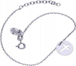 Lovrin Ezüst karkötő 925 áttört kereszttel 1, 82g divatos keresztes charmokkal (Lovrin 53100)