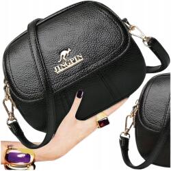 EdiBazzar Kézitáska doboz postás táska bőr válltáska borítéktáska Női Kangurek (Torebka skórzana na ramię mała listonoszka)