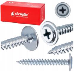 C3C Csavar Fém- és faforgácslap csavar 4, 2x16mm horganyzott alátétes fejjel 500 darab (EBI010_500OP)