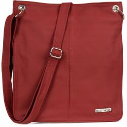 Beltimore Női kézitáska bőr nagy táska A4 klasszikus postás táska bőr Beltimore (972bordo)