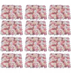  Selyem virágfalak, mű virágpanelek, esküvői dekoráció (8050265932020)