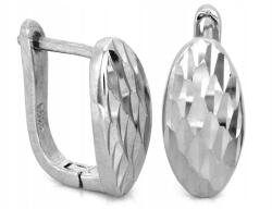 Lovrin 925-ös ezüst fülbevaló, angol kapcsos, 2, 65g, elegáns díszítéssel (62435921)