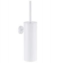  Fali Wc Kefe Fürdőszobába, Falra Szerelhető, Acél Tartóval, Fehér (TB000006)