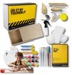 DIBYS Szerszámkészlet Agyagformáláshoz, Szobrászathhoz Agyag, Kerámia, Mintázó Eszközök (zestaw do rzezbienia w glinie zestaw glina)