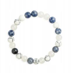  Harmónia karkötő Kövek howlit, szodalit, akvamarin nyugalom és védelem
