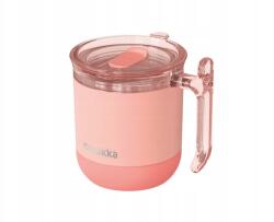 QUOKKA Wave Smartgrip, Rozsdamentes acél termo bögre Pastel Peach (Barackpasztell), 260ml, 40275 (40275)
