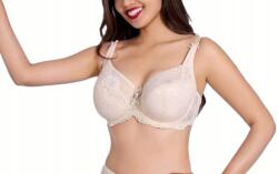 Lanny Mode Csipkés melltartó Lanny Mode Jagoda, félig merevített bézs 90E