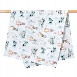 Jukki Muszlin Takaró Pólya Kiskocsiba, Kocsikarató, Pelenka 120 x 120 cm (5904506823529)
