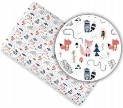 Ankras Pamut Lepedő Kiságyba 120x60 Mintás! (Prześcieradło 120x60 Ścieżka Lisa)