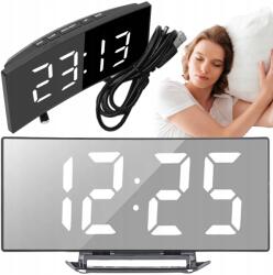 Lewer Modern Digitális Óra Elektronikus Álló Ébresztőóra Led Tükör (ALARM CZUJNIK ZEGAREK DO SYPIALNI LUSTRO LED)