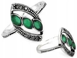 Lovrin Női ezüst gyűrű 925 elegáns divatos design markazit cirkónia kövekkel r18 (63951498)