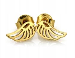 Lovrin Női arany fülbevaló 585 szárnyakkal, elegáns (45936702)