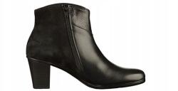 Gabor Női bokacsizma, fekete bőr, cipzáros, 36-os méret (75.617.20)