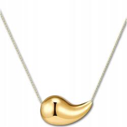 EdiBazzar Női Aranyozott Nyaklánc 18K Sebészeti Acél 316L Könnycsepp Divatos (ZŁOTY Elegancki Naszyjnik Kolia Wisiorek Łza)