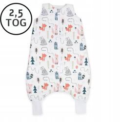 Ankras Hálózsák lábszárvédővel 92-104 M Egész éves Mintás! (Śpiworek z nogawkami M 86-104 ŚCIEŻKA LISA)