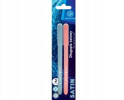 Astra 2 db Astrapen Satin, golyóstoll 0, 7 mm, kék, blisztercsomagolás, 201022032 (201022032)