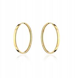 Fugart Arany Fülbevaló 585 Klasszikus Karika 2, 3CM Ingyenes Gravírozás (FUG7-K01814-585)